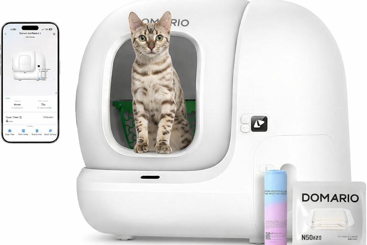 Domario - Litière automatique connectée