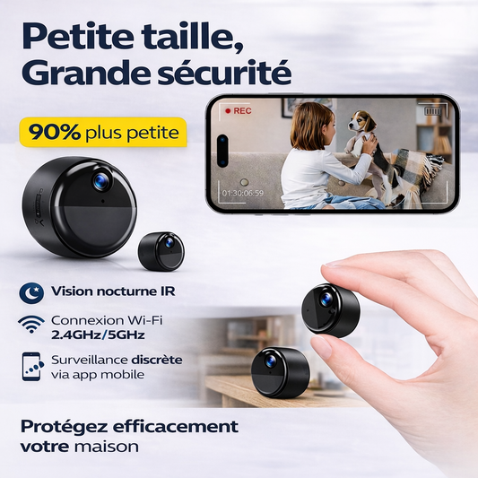 Domario - Caméra Espion Mini HD