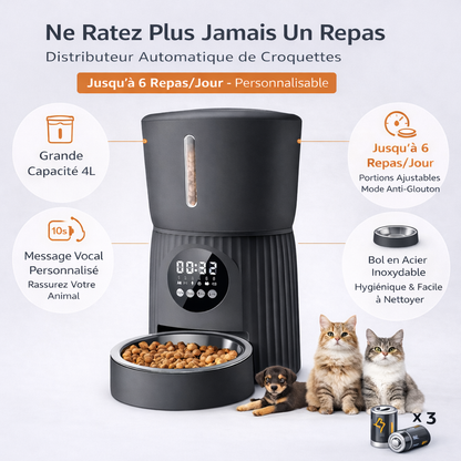 Domario – Distributeur automatique de croquettes